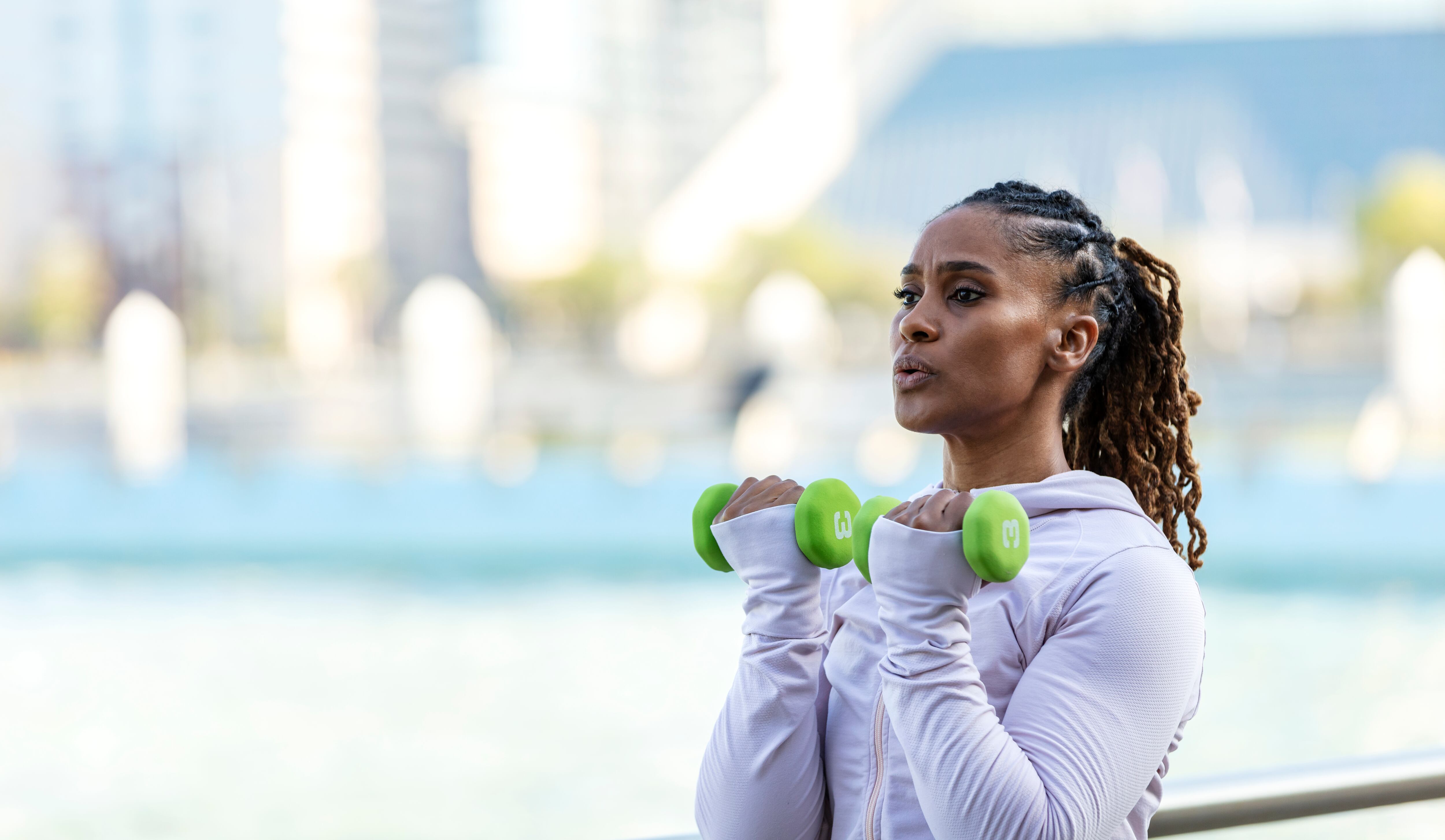 woman exercising