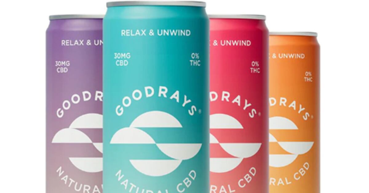 Goodrays 24 Pack Goodrays supplement startup launches CBD drinks, gummies and oils for ...