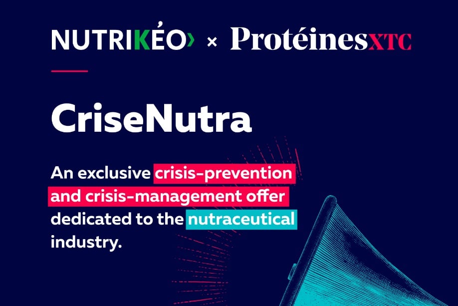 Nutrikéo and ProtéinesXTC launch CriseNutra: An exclusive crisis-prevention and crisis-management offer dedicated to nutraceutical stakeholders