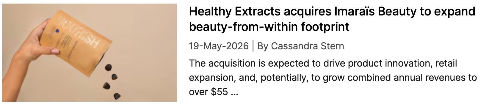 Healthy Extracts and Imaraïs