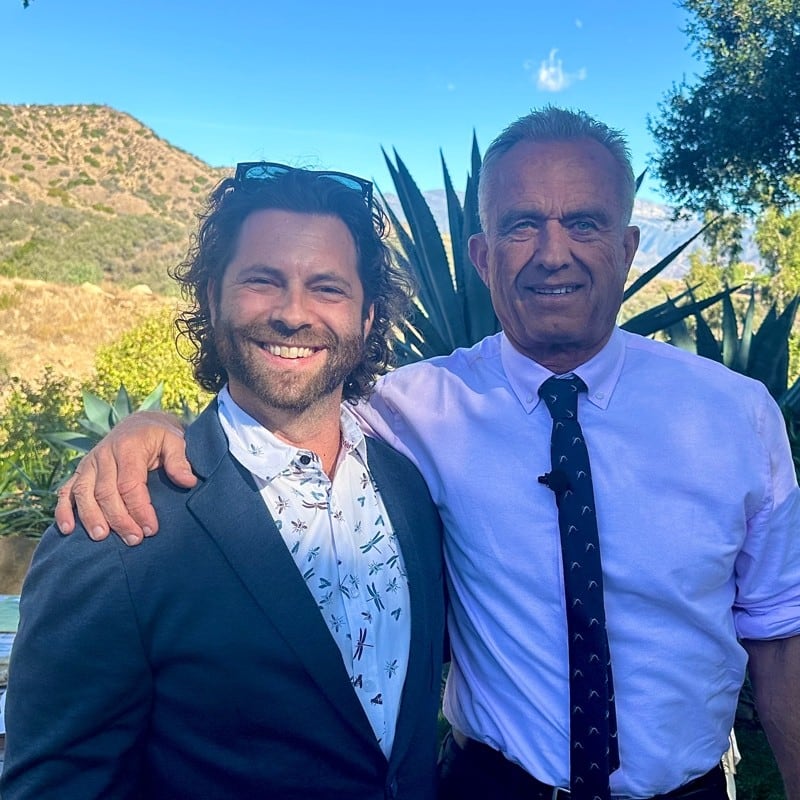 Elan Sudberg and Robert F. Kennedy Jr.
