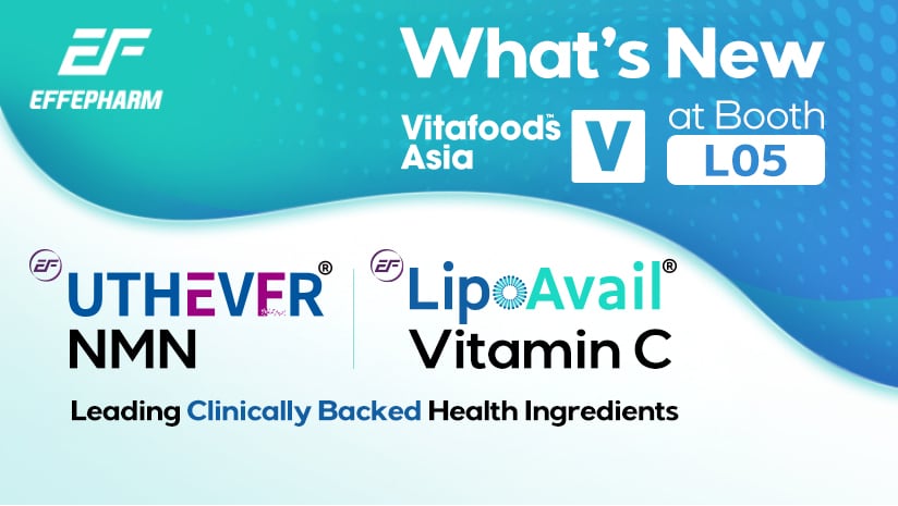 Booth L05 for Clinically Backed NMN & Liposomal VC 