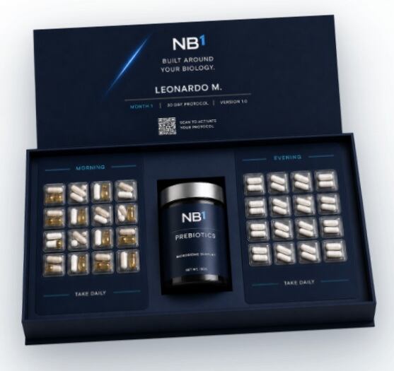 NB1 Health will deliver biotics, vitamins, minerals and botanicals supplied in individually packaged morning and evening capsules.