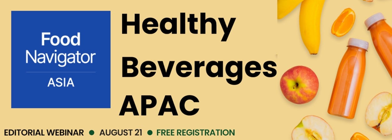 Better-for-you drinks: Our FREE Healthy Beverages APAC editorial webinar is now open for registration!