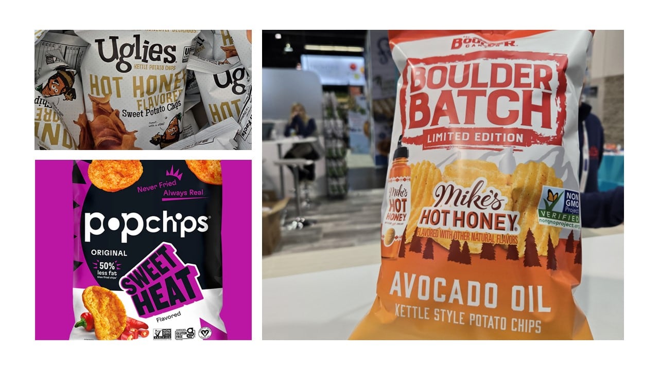 Swicy, hot honey and sweet heat continue to gain traction -- especially in chips.