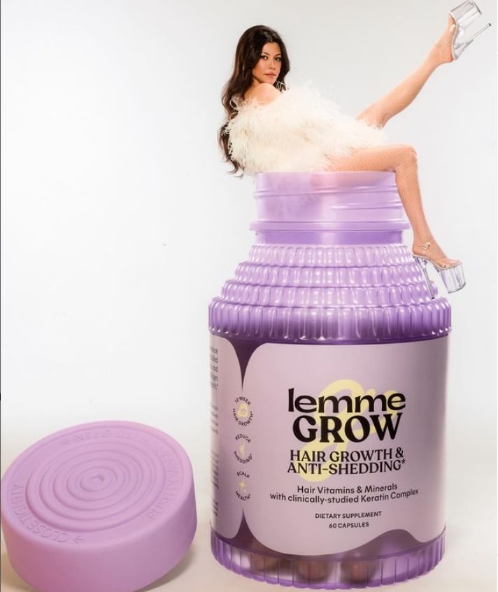 Lemme Grow supplement Kourtney Kardashian
