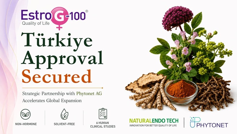 EstroG-100® approved in Türkiye with Phytonet AG