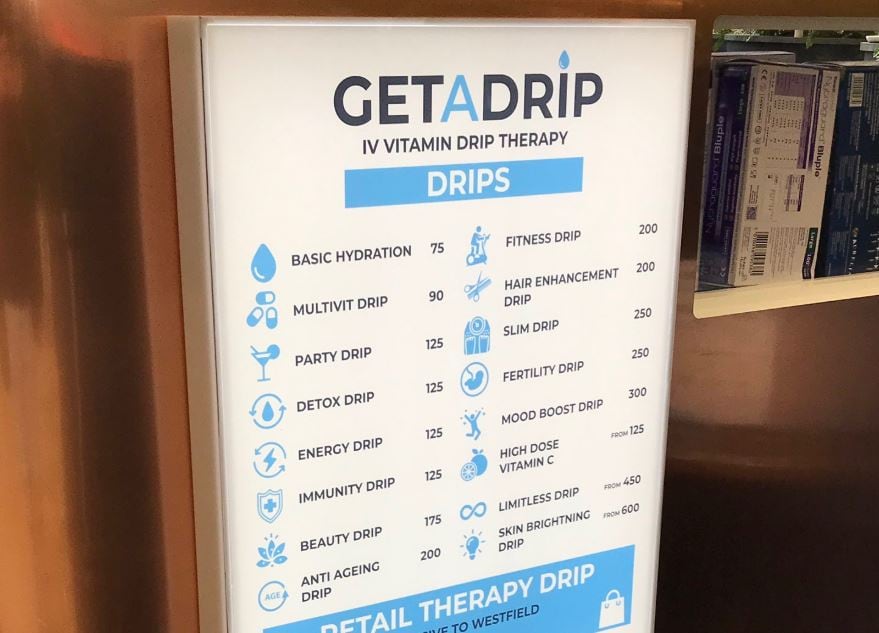 Vitamin-enriched “fertility drip” withdrawn after criticism from experts