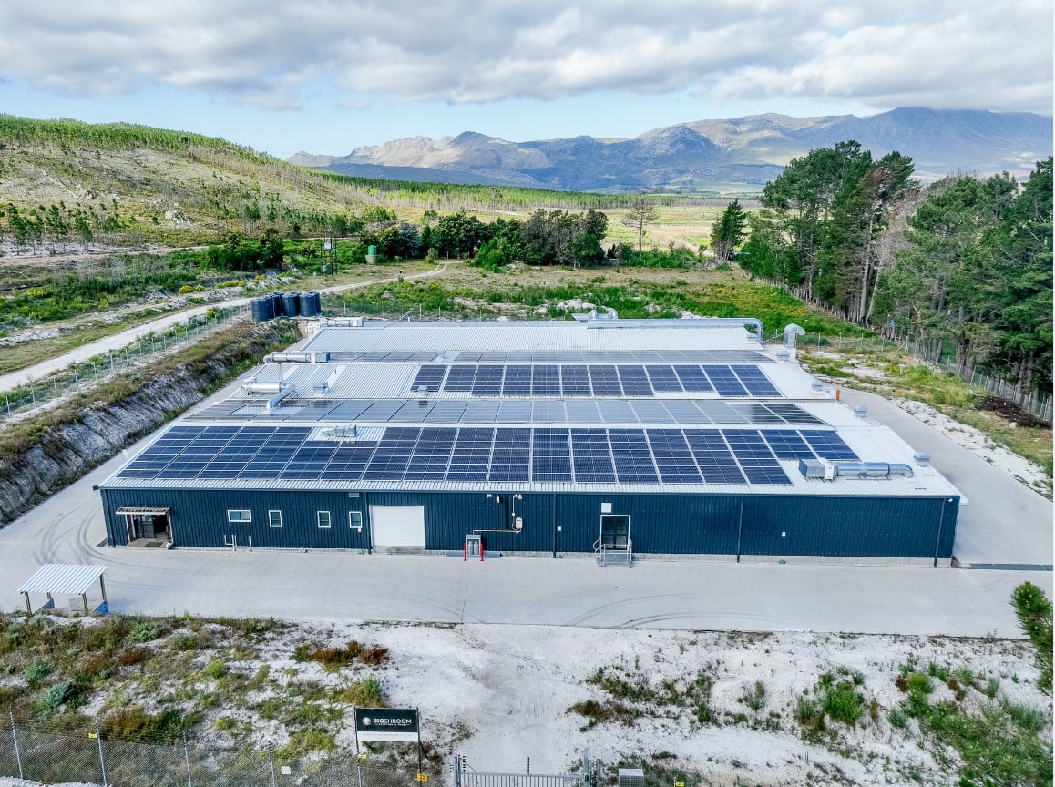 Bioshroom facility in Kogelberg, South Africa’s oldest UNESCO-designated biosphere