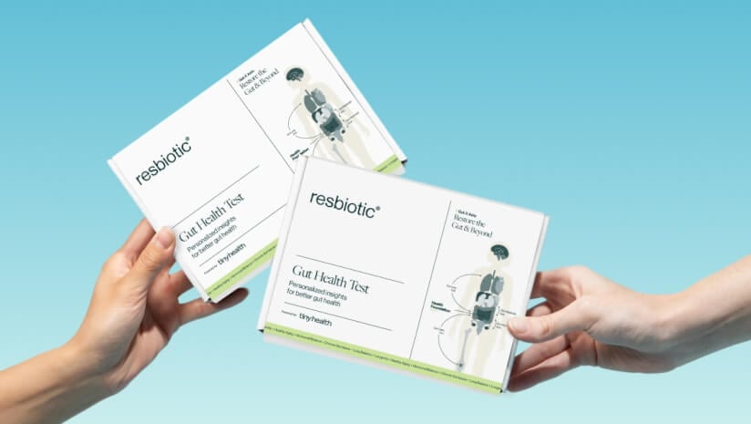 Resbiotic uses technology from Tiny Health to analyze customer microbiomes.