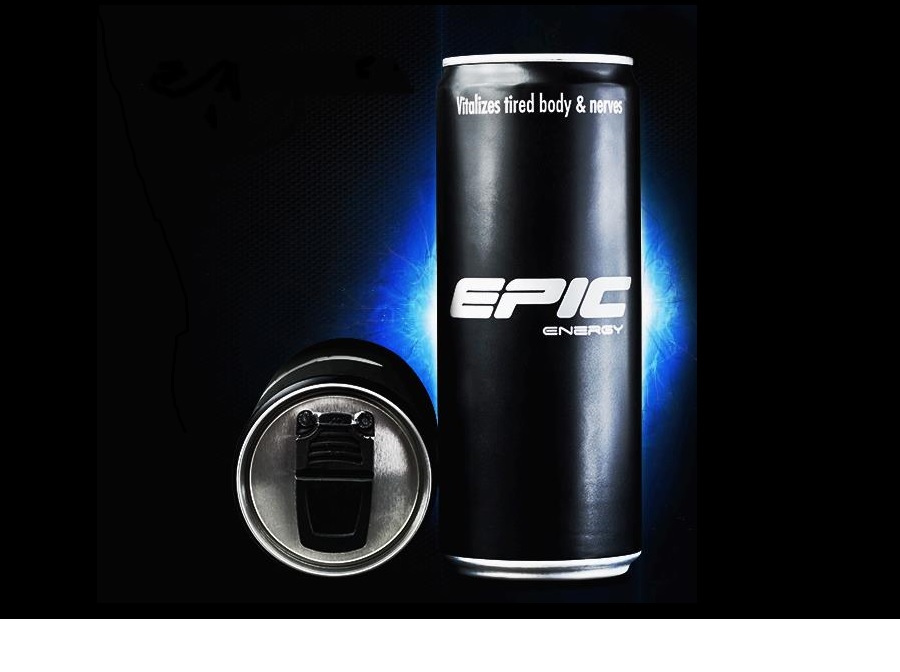 Energy drink encourages consumption with resealable cans