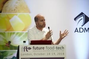 Ilan Samish presenting at Future Food Tech