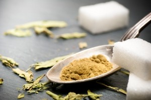 Stevia rebaudiana bertoni powder, natural sweetener