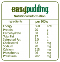 EasyPudding nutrition