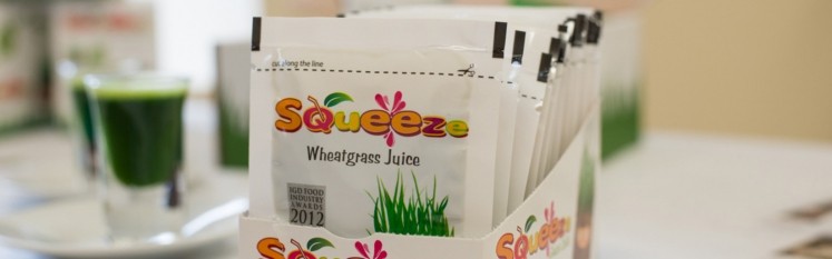 Wheatgrass drink without the taste 