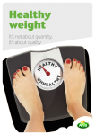 Healthy weight: It´s all about quality – not quantity