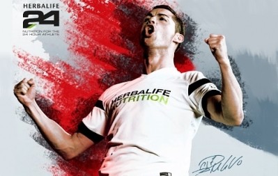 Cristiano Ronaldo, who plays for Real Madrid and Portugal, has partnered with Herbalife