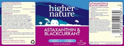 A Higher Nature astaxanthin-based product...set to receive marketing support from its supplier AstaReal