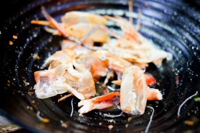 Researchers in Denmark have sought to develop a profitable and sustainable way to extract calcium, collagen, and flavours from shrimp waste. GettyImages/dontree_m