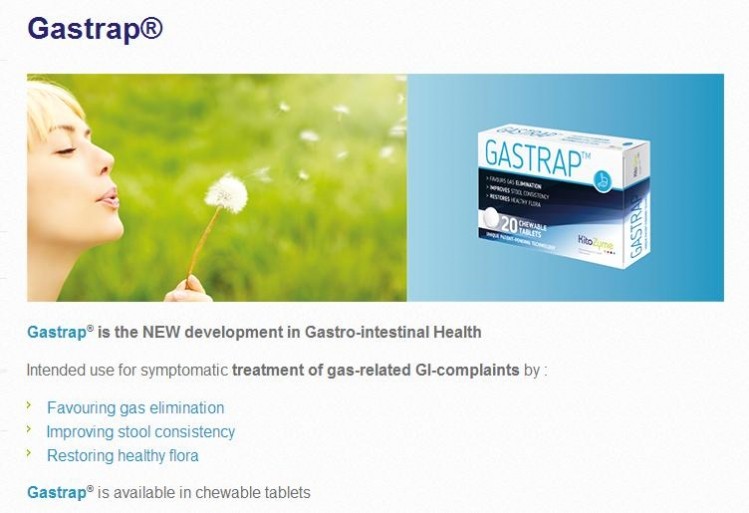 GasTrap: One of KitoZyme's medical devices