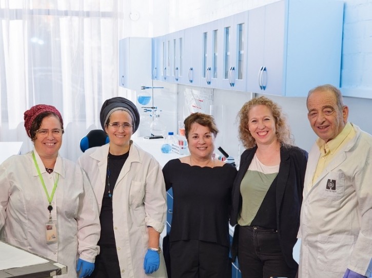The Exosomm team including Managing Director Professor Shimon Reif, far right, and co-founder and CEO Netta Granot, second from the left