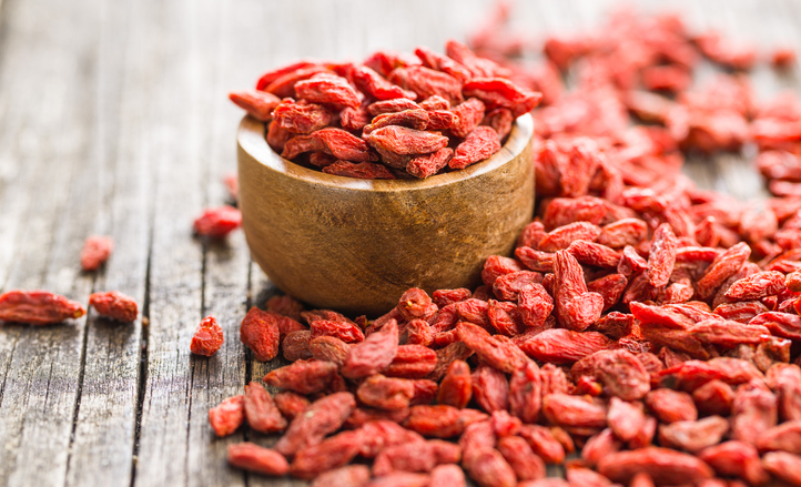Goji berries are traditionally used in Chinese cuisine. ©Getty Images