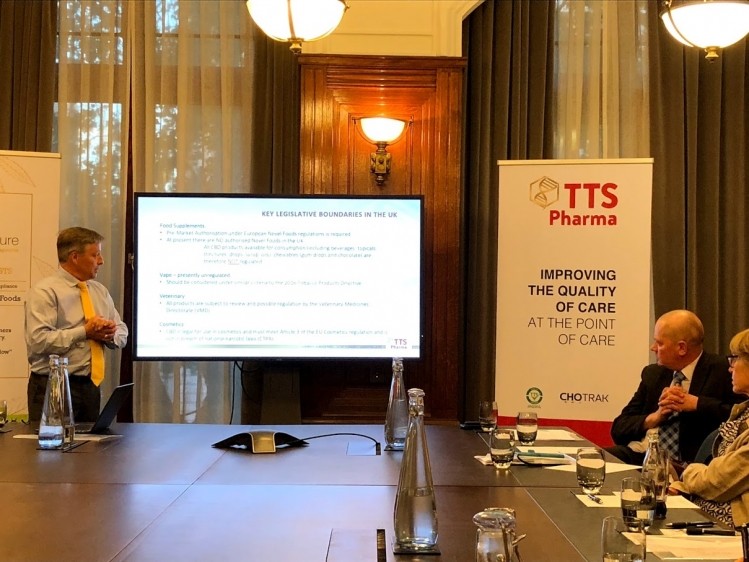 TTS Pharma's CEO Mark Tucker details the CBD regulatory landscape in a roundtable meeting in London. 