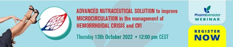 ADVANCED NUTRACEUTICAL SOLUTION to improve MICROCIRCULATION in the management of HEMORRHOIDAL CRISIS and CVI