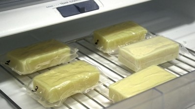 Researchers in the US are working on alternatives to plastic packaging such as a milk-protein film. Photo: American Chemical Society