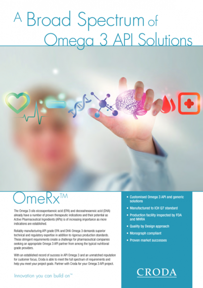 A Broad Spectrum of Omega 3 API Solutions