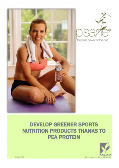 GREENER SPORTS NUTRITION PRODUCTS THANKS TO PEA PROTEIN
