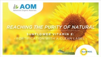 Sunflower Vitamin E: Fortification with a clean label