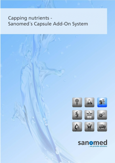 Capping nutrients- Sanomeds Capsules Add-On System