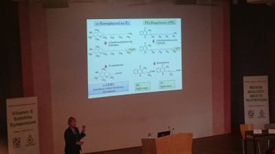 Professor Maret Traber from the US Linus Pauling Institute presents her findings in Stuttgart this morning