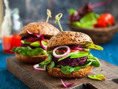 Which one will win the taste test in the battle of the burgers: Insect, plant or meat? © iStock