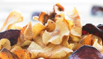 Tyrrells veg chips are made from beetroot, parsnip and carrot