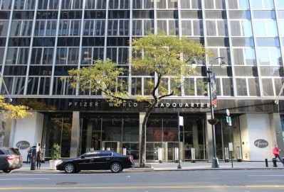 Pfizer World Headquarters in Manhattan. Image: Coolcaesar/Wikimedia Commons