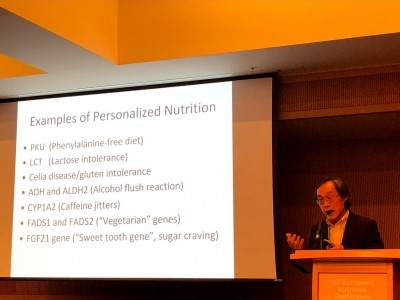 Harvard T.H. Chan School of Public Health's Dr Frank Hu, presenting at FENS 2019, in Dublin, Ireland.