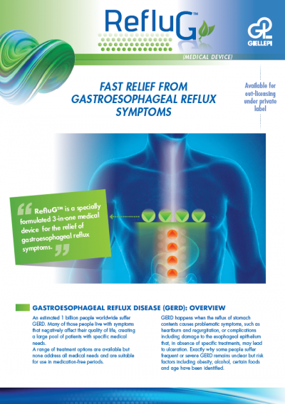 RefluG™: fast relief from gastroesophageal reflux symptoms
