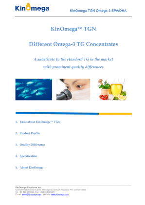 KinOmega TGN—A different TG concentrate helps your formula stand out