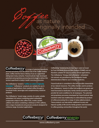 Introducing CoffeeBerry® Coffee Fruit Products