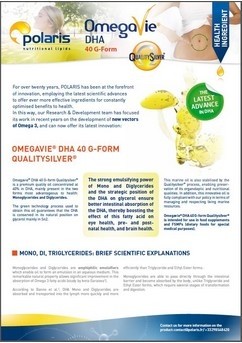 Omegavie® DHA 40 G-Form Qualiysilver®