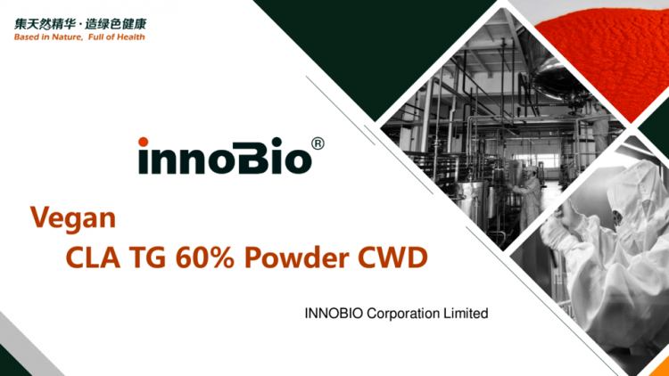 INNOBIO VEGAN CLA TG 60% CWD Powder, Innovative Products for Weight Management