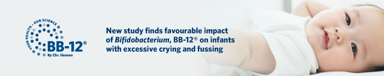 New study finds favourable impact of Bifidobacterium, BB-12® on infants with excessive crying and fussing